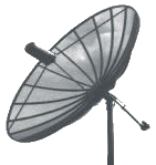7 feet satellite dish